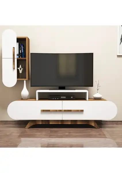 Modern televizyon üniteleri karşılaştırması: Cantek Dizayn Linda ve Variant Rose modelleri 2