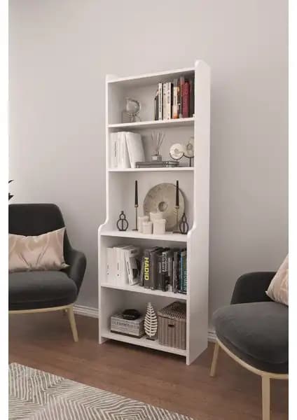 Peka 5 Raflı Modern Kitaplık ve Pratico Etna Retro Model Karşılaştırması 2