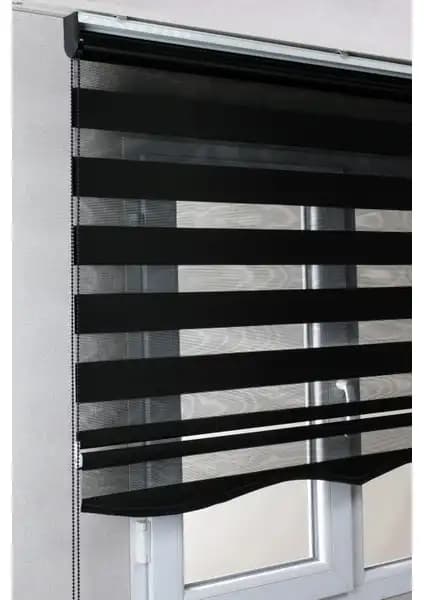 Perde Karşılaştırması: Krem-Beyaz ve Siyah Düz Zebra Stor Perdelerin Özellikleri 2