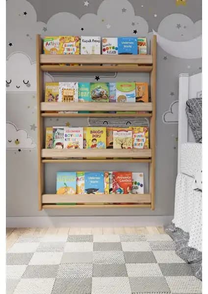 Zeo Wood Design Montessori Çocuk Kitaplıkları Karşılaştırması 3 ve 4 Raflı Modellerin Özellikleri 2