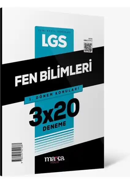 2025 LGS Fen Bilimleri 3 Deneme Marka Yayınları Sınav Hazırlık Kitabı