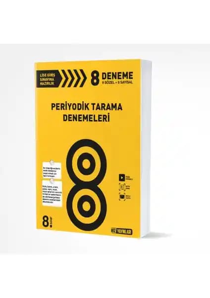 8. Sınıf Periyodik Tarama Denemeleri Hız Yayınları ile Sınava Hazırlık