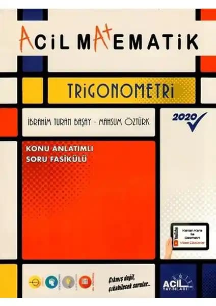 Acil Yayınları Matematik Trigonometri Kitabı Öğrencilere Temel ve Detaylı Konu Anlatımı Sunar