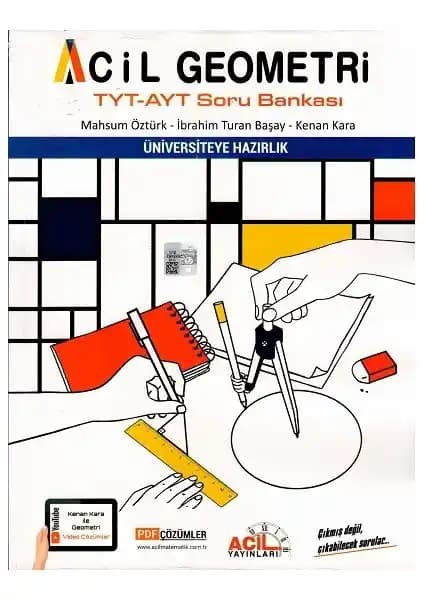 Acil Yayınları TYT AYT Geometri Soru Bankası Güncel İçerik ve Soru Çözüm Teknikleri
