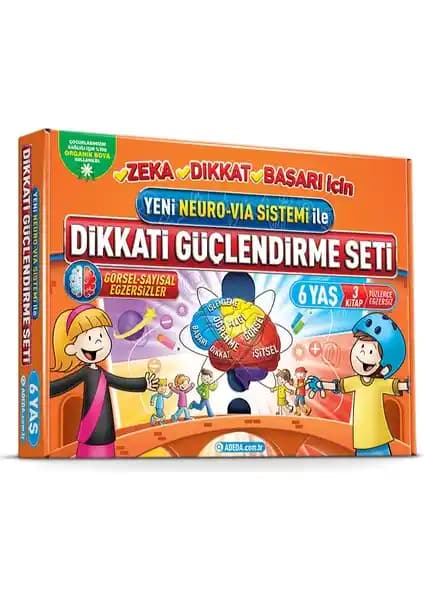 Adeda Yayıncılık Dikkati Güçlendirme Seti Çocukların Dikkat ve Zeka Gelişimini Destekler