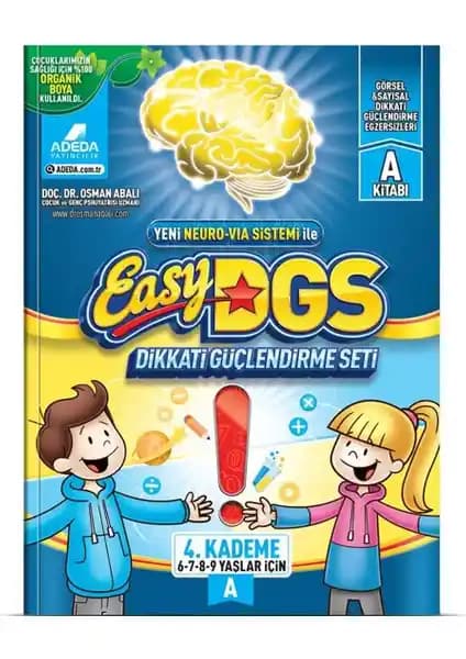 Adeda Yayıncılık Easy Dikkati Güçlendirme Seti: Çocukların Zeka ve Dikkat Gelişimine Katkı