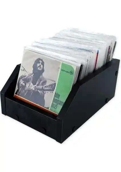 Ahşap 45'lik Plak Kasası - Modern Tasarım ve Dayanıklı Saklama Çözümü