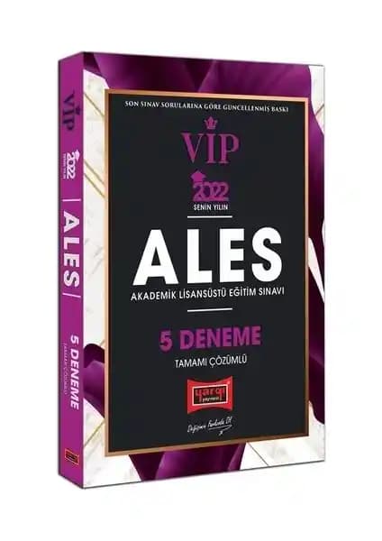 ALES 2022 VIP Tamamı Çözümlü Deneme Kitabı Yargı Yayınevi ile Sınav Başarısını Artırın