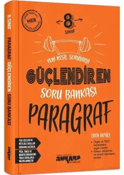 Ankara Yayıncılık 8. Sınıf Güçlendiren Paragraf Soru Bankası Detaylı İnceleme ve Değerlendirme