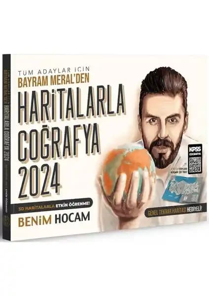 Benim Hocam 2024 Coğrafya Haritalarla Sınava Hazırlık Kitabı Detayları
