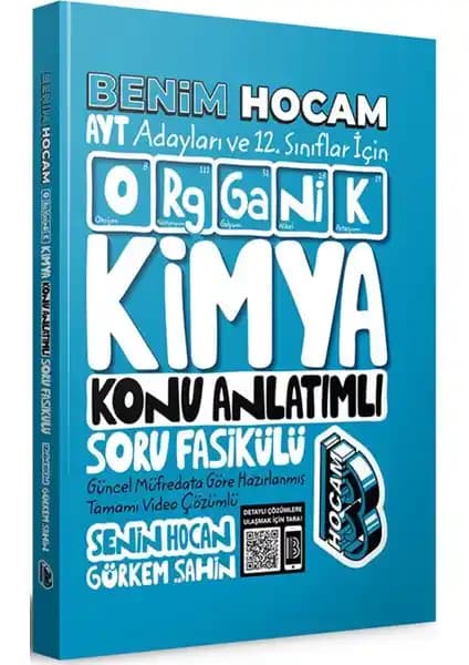 Benim Hocam AYT 2024 Organik Kimya Konu Anlatımlı Soru Bankası Fasikülü İnceleme