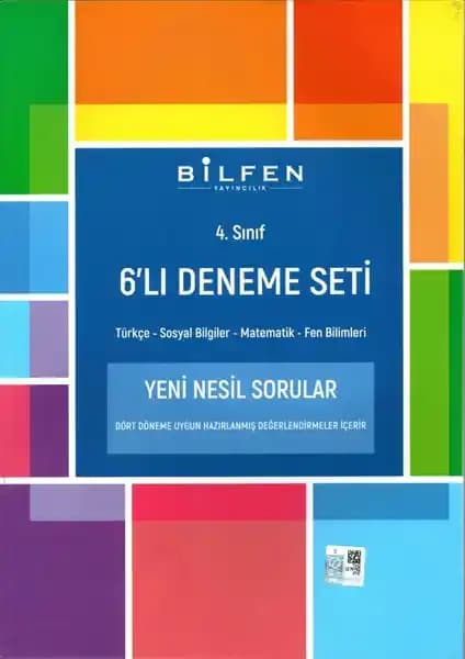 Bilfen Yayınları 4. Sınıf 6'lı Deneme Seti Sınavlara Hazırlık ve Öğrenci Gelişimi İçin