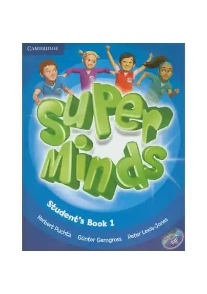Cambridge Super Minds 1 Çocuklar İçin Renkli ve Çok Dilli Dil Öğrenme Seti