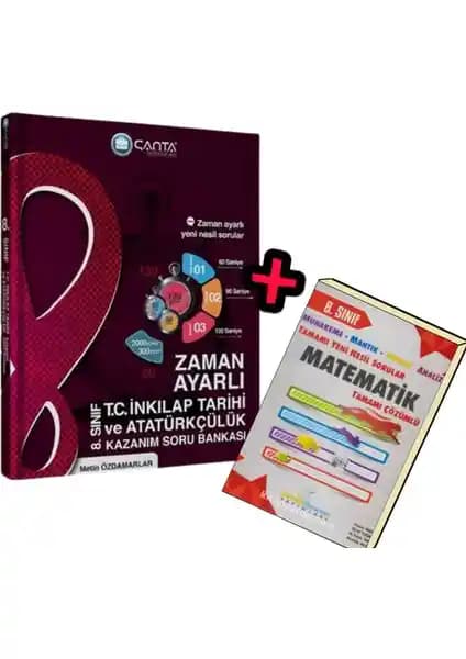 Çanta Yayınları 8. Sınıf Kazanım Tc İnkılap Tarihi ve Atatürkçülük Soru Bankası detaylı içerik