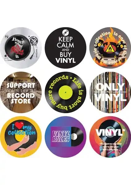 Çıtırtılı Sesler Plak Sevgisi Etiketleri Müzik Tutkunları İçin Şık Dekoratif Çözüm