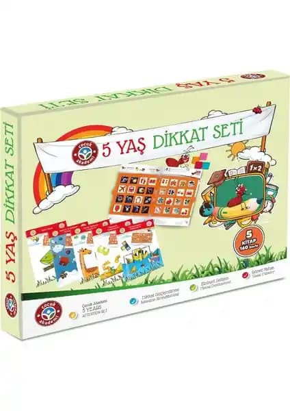 Çocuk Akademi 5 Yaş Dikkat Seti ile Erken Dönemde Zeka ve Dikkat Gelişimi Desteklenir
