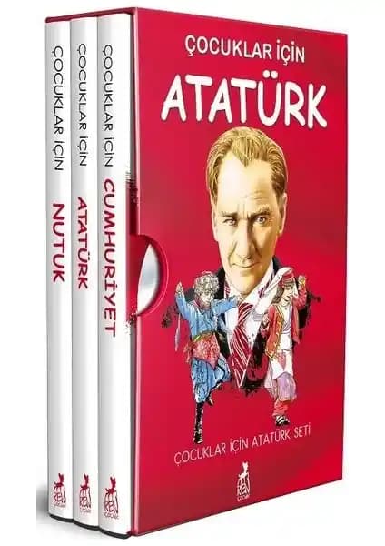 Çocuklar İçin Atatürk Seti: Eğitim ve İlham Kaynağı Olan 3 Kitaplık Koleksiyon