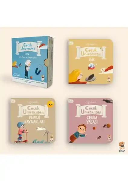 Çocuklar İçin Fizik Seti: Eğlenceli ve Öğretici Bilim Kitapları Serisi