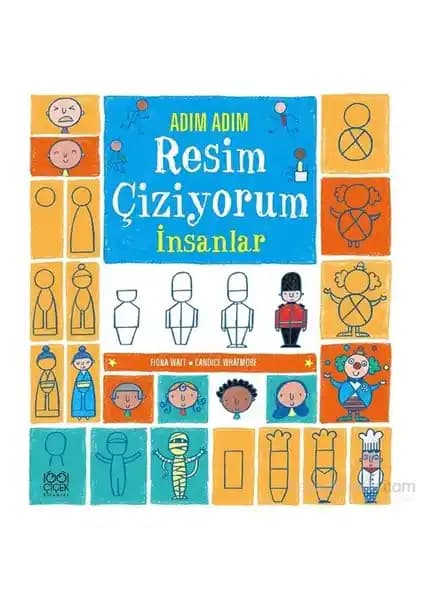 Çocuklar İçin İnsan Figürleri Çizim ve Boyama Rehberi 95 Sayfa Türkçe