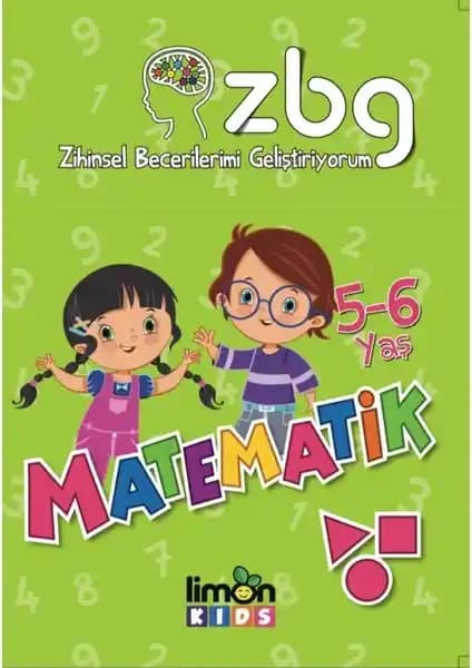 Çocuklar İçin Matematik ve Zihinsel Gelişimi Destekleyen Eğitim Seti: 5-6 Yaşlar İçin Yenilikçi Öğretici Kitap