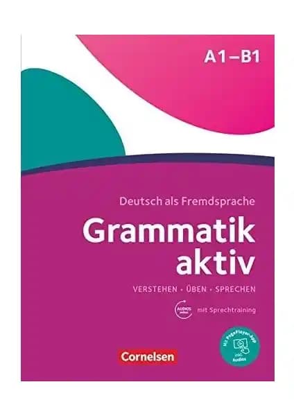 Cornelsen Grammatik Aktiv A1-B1: Almanca dilbilgisi kitabı ve online audio desteği