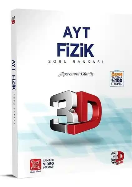 Çözüm Yayınları AYT 3D Fizik Soru Bankası: Üniversite Sınavlarına Güçlü Hazırlık Kaynağı