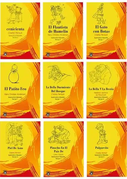 Dorlion Yayınları İspanyolca Hikayeler 9 Kitap Seti: Dil Öğrenimini Geliştiren Kültürel Hikayeler
