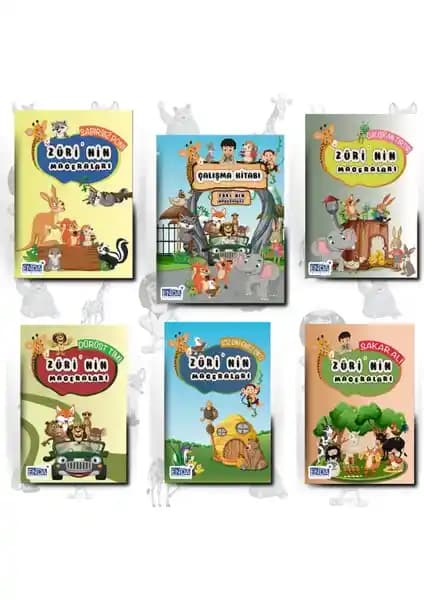 Enda Yayıncılık Züri'nin Maceraları Hikaye Kitabı Seti Çocuklar İçin Eğitici ve Eğlenceli Bir Seri