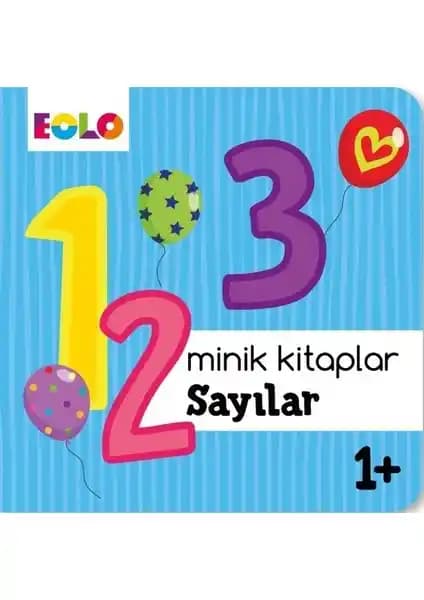 Eolo Yayıncılık Minik Kitaplar Serisi Sayılar 1+ Çocuklar İçin Eğitici ve Renkli Öğretici Kitap