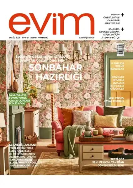 Ev Dekorasyonuna İlham Veren Evim Dergisi Yıllık Abonelik Hizmeti ve Özellikleri