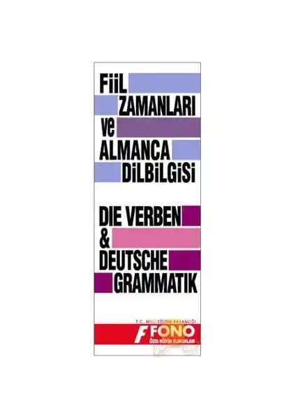 Fono Yayınları Almanca Fiil Zamanları ve Dil Bilgisi Tablosu İncelemesi ve Kullanıcı Yorumları
