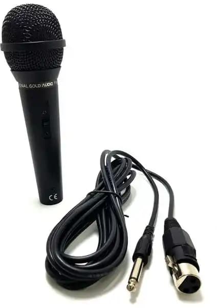 Gold Audio FM-178 El Tipi Kablolu Mikrofon: Profesyonel ve Amatör Kullanım İçin Uygun