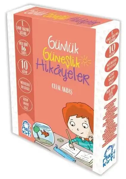 Günlük Güneşlik Hikayeler Seti: 1. Sınıf Öğrencileri İçin Öğretici ve Eğlenceli Okuma Kaynağı