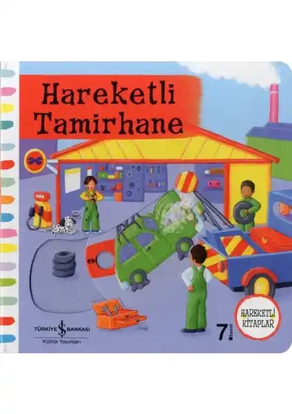 Hareketli Tamirhane çocuklar için eğitici ve dayanıklı interaktif kitap seçeneği