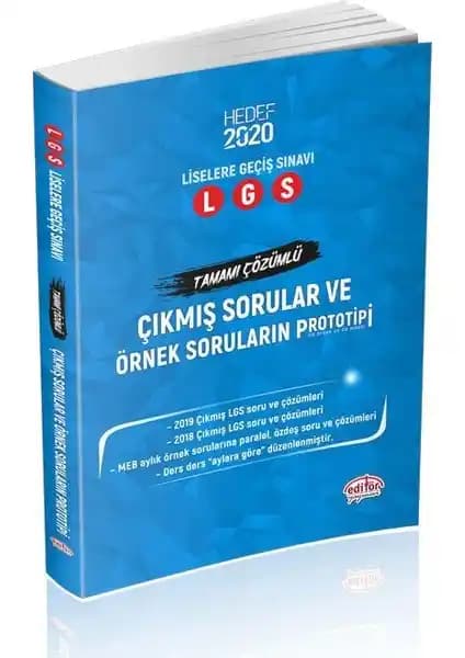 Hedef 2020: LGS Çıkmış Sorular ve Prototipleri Kitabı Güncel ve Güvenilir Kaynak
