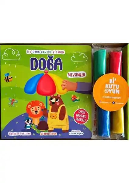 İlk Oyun Hamuru Kitabım Doğa Seti Çocukların Yaratıcılığını Geliştirir ve Eğlendirir