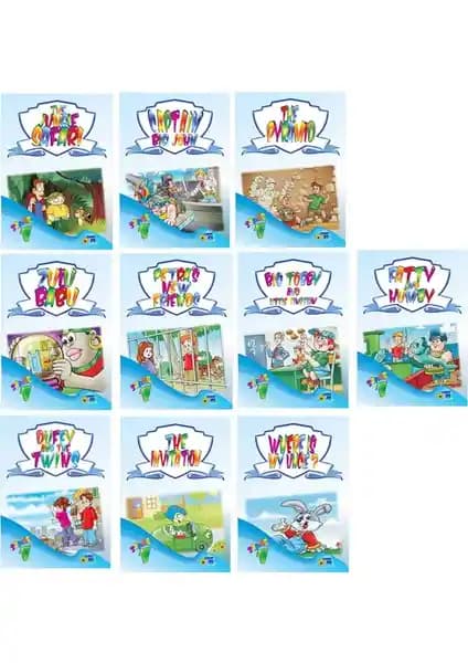 İlkokul 4. Sınıf Çocuklar İçin İngilizce Hikaye Seti Okuma ve Anlama Geliştirici