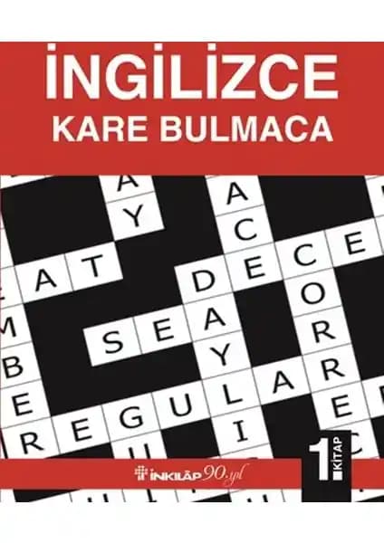 İngilizce Kare Bulmaca 1. Kitap: Eğlenceli ve Etkili Dil Öğrenme Aracı