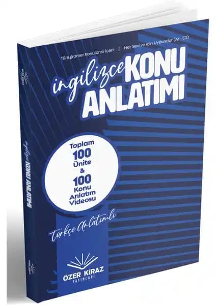 İngilizce Konu Anlatımı Kitabı: Dilbilgisi Öğrenimi ve Öğretiminde Kapsamlı Kaynak