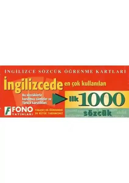 İngilizcede En Çok Kullanılan İlk 1000 Sözcükler Rehberi Fono Yayınları