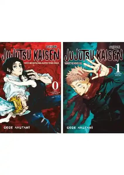 Jujutsu Kaisen 0 ve 1. Ciltler Manga Seti Türkçe Yüksek Kalite Koleksiyon