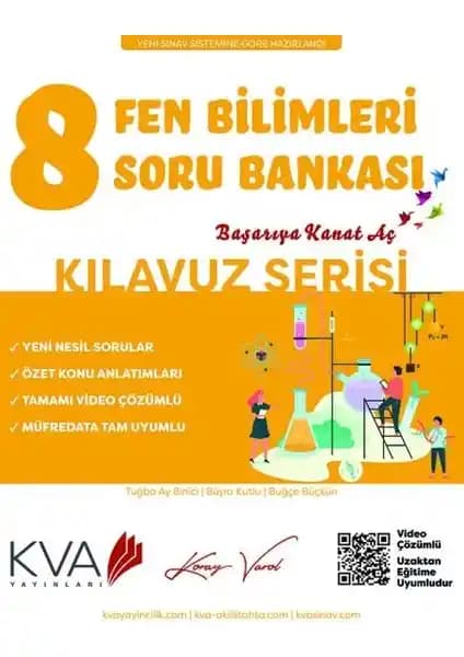 Koray Varol Akademi 8. Sınıf Fen Bilimleri Soru Bankası Güncel Müfredata Uygun ve Pratik Çözüm Kaynağı