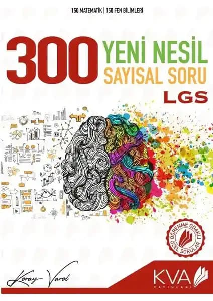Koray Varol Akademi 8. Sınıf LGS 300 Yeni Nesil Sayısal Soru Bankası İncelemesi