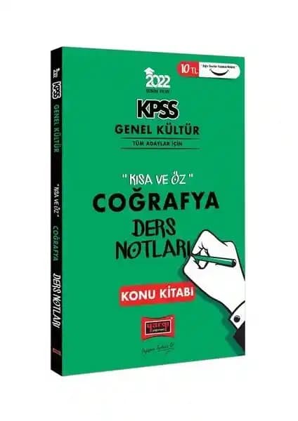 KPSS 2022 Genel Kültür Coğrafya Ders Notları Yargı Yayınevi Sınav Kaynağı
