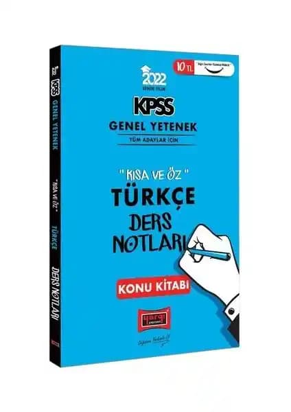 KPSS 2022 Genel Yetenek Türkçe Ders Notları Konu Kitabı Yargı Yayınları