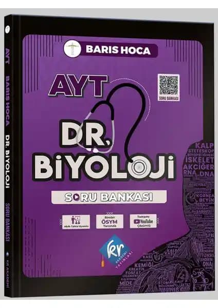 KR Akademi Biyoloji AYT Soru Bankası Üniversite Sınavına Hazırlık İçin Güncel ve Kapsamlı Kaynak