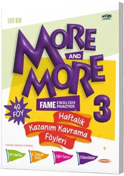 Kurmay Yayınları 3 Haftalık Kazanım Kavrama Föyleri Öğrencilerin Anlayışını Artıran Eğitim Materyali