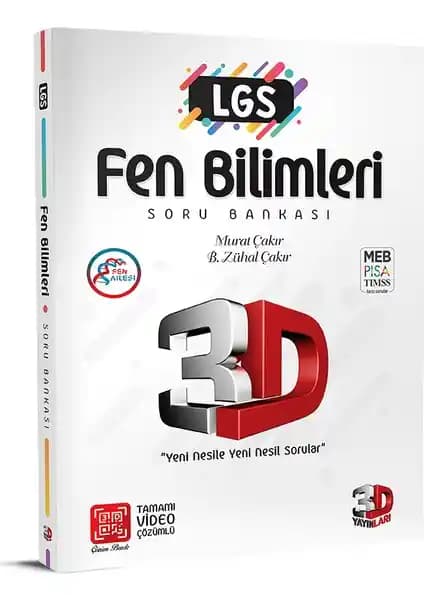 LGS Fen Bilgisi Soru Bankası 2020 Çalışma Kaynağı ve Video Çözüm Sistemi