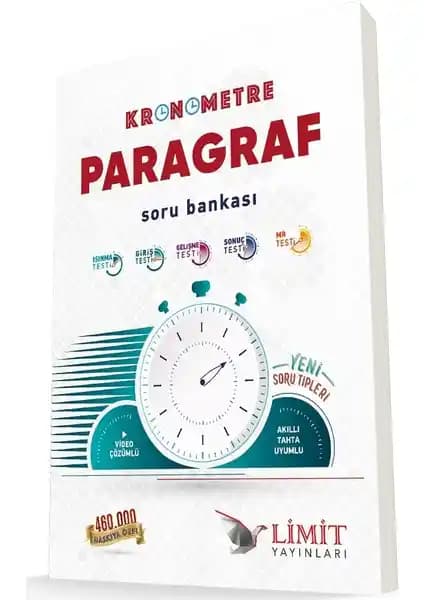 Limit Yayınları Kronometre Paragraf Soru Bankası ile Türkçe ve Edebiyat Sınavlarına Etkili Hazırlık