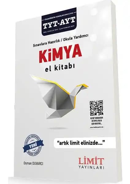 Limit Yayınları TYT-AYT Kimya El Kitabı Öğrencilere Güncel ve Kapsamlı Bir Kaynak Sunar